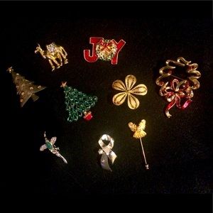 Vintage Jewelry! Set of beautiful pins!!!💕